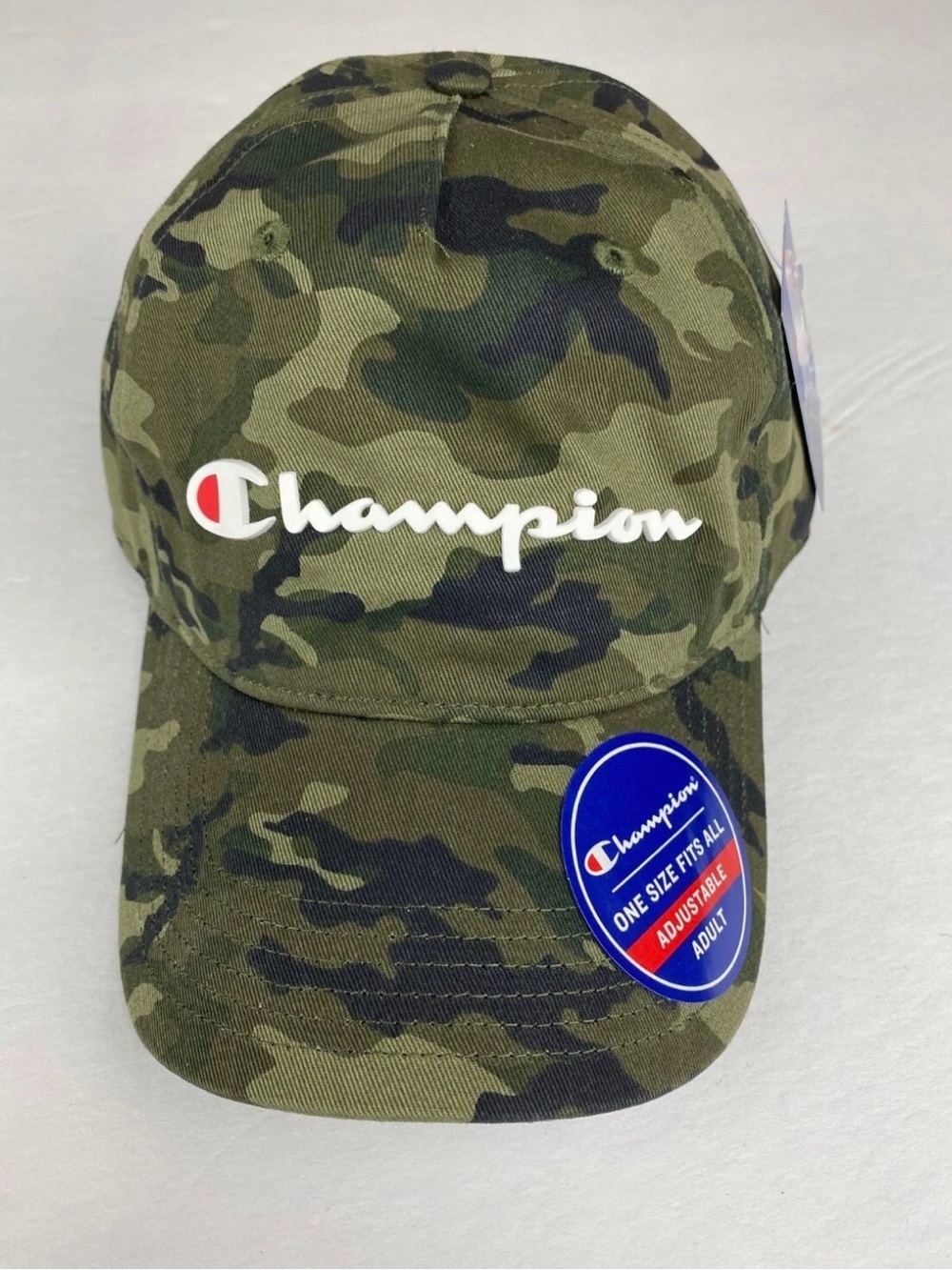 Champion Camo Baseball Cap - Olive Green - Picture 4 of 4